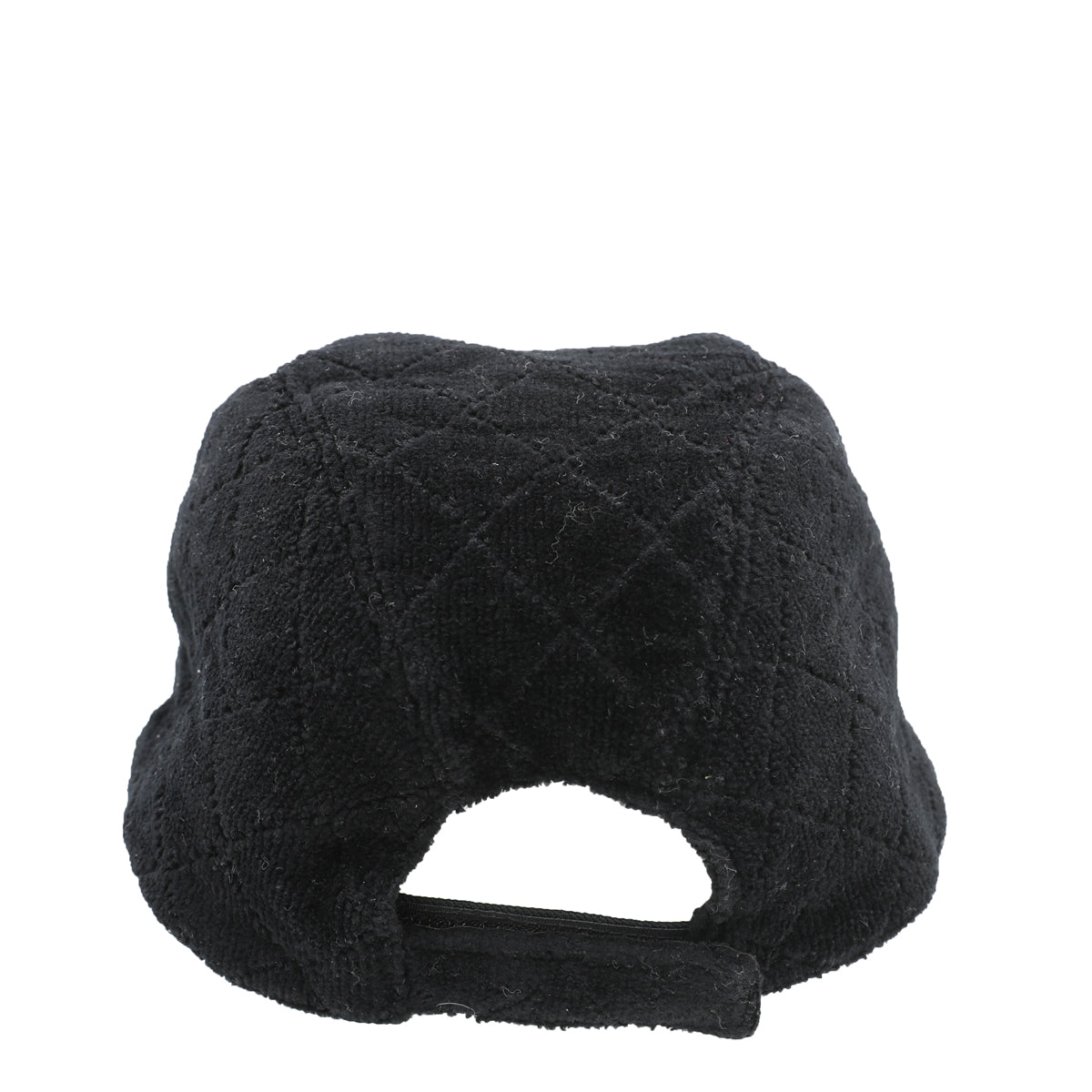 Chanel Black CC Quilted Diamond Baseball Hat Small-Chanel-THE CLOSET