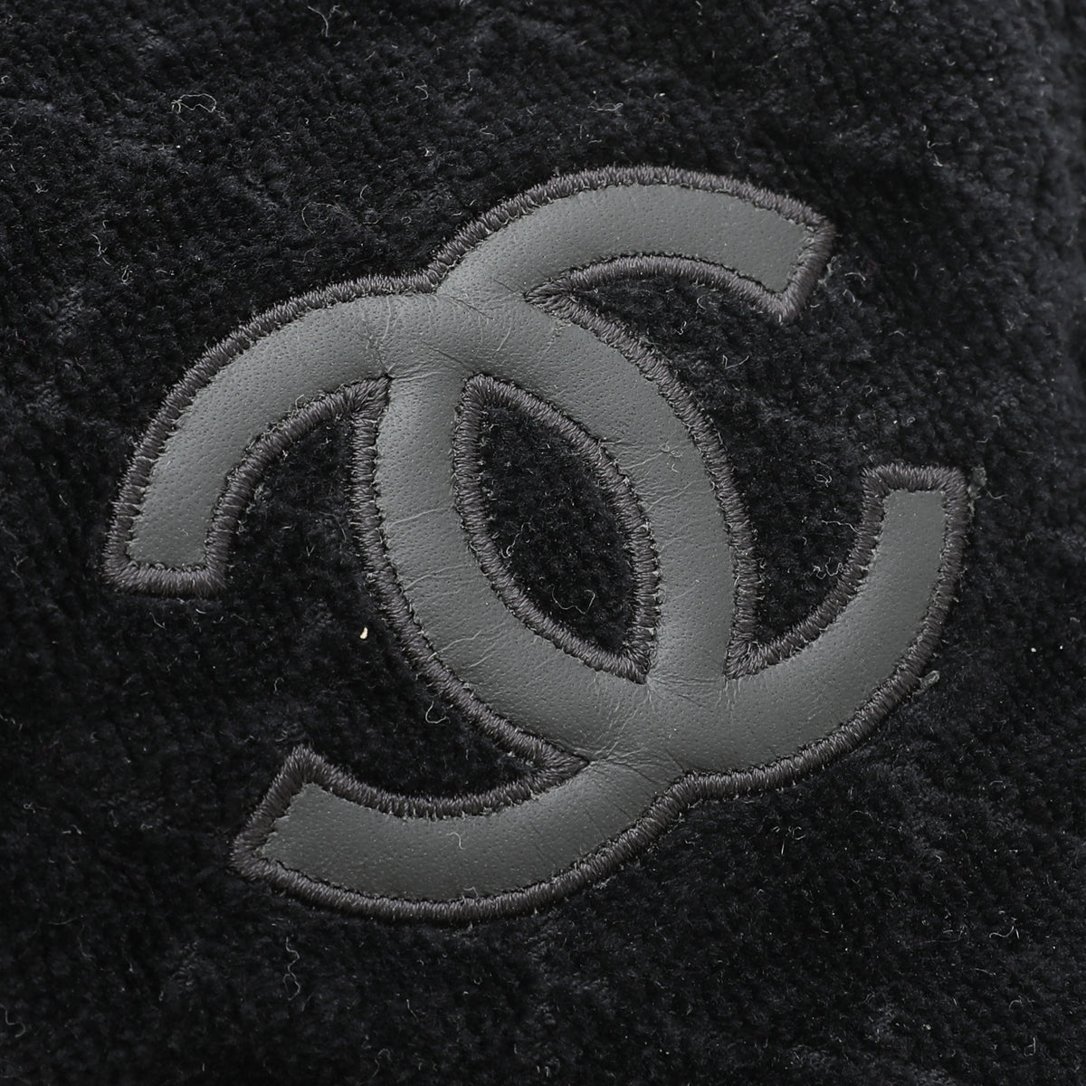 Chanel Black CC Quilted Diamond Baseball Hat Small-Chanel-THE CLOSET