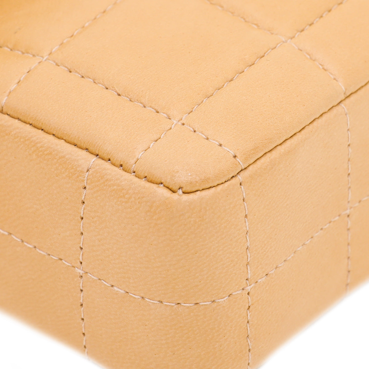 Chanel Camel CC East West Chocolate Bar Flap Bag Medium-Chanel-THE CLOSET