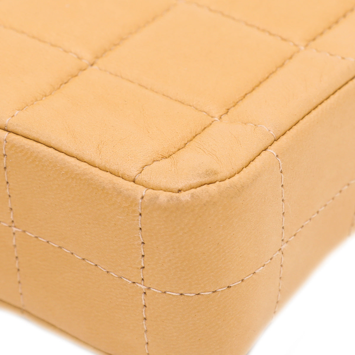 Chanel Camel CC East West Chocolate Bar Flap Bag Medium-Chanel-THE CLOSET