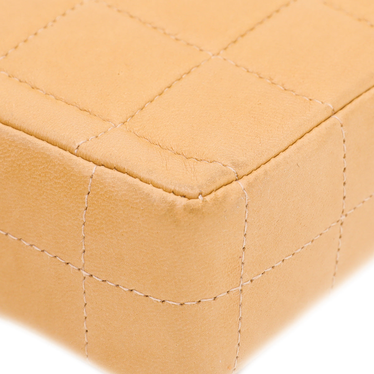 Chanel Camel CC East West Chocolate Bar Flap Bag Medium-Chanel-THE CLOSET