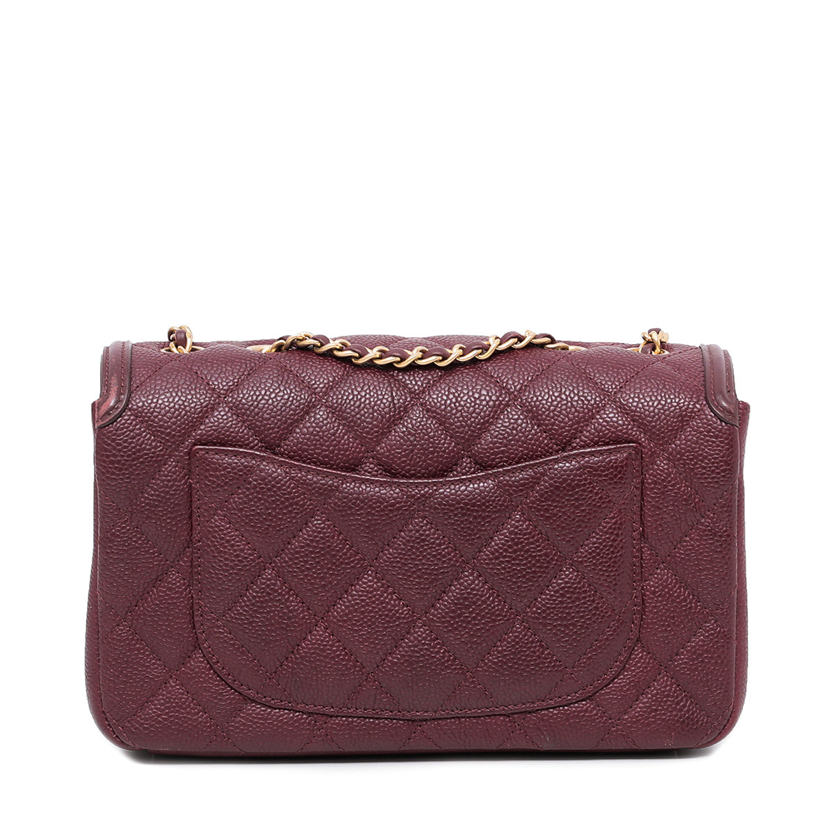 Chanel Burgundy CC Filigree Flap Small-Chanel-THE CLOSET