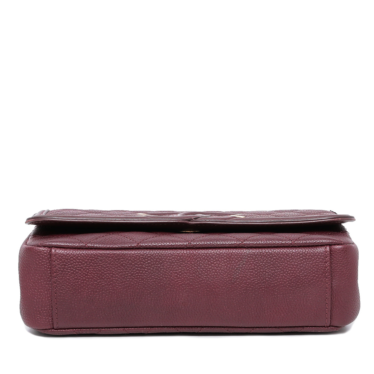 Chanel Burgundy CC Filigree Flap Small-Chanel-THE CLOSET
