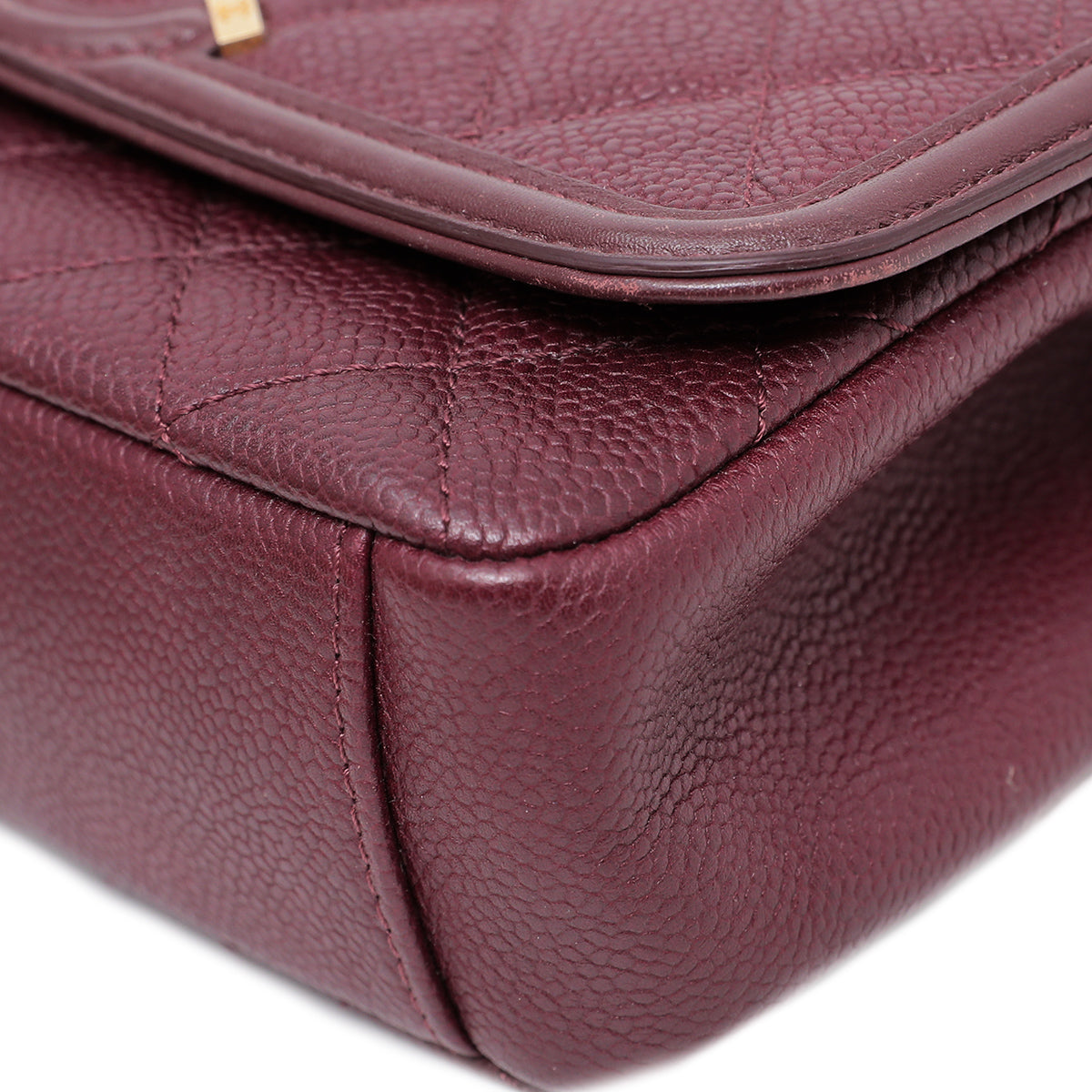 Chanel Burgundy CC Filigree Flap Small-Chanel-THE CLOSET