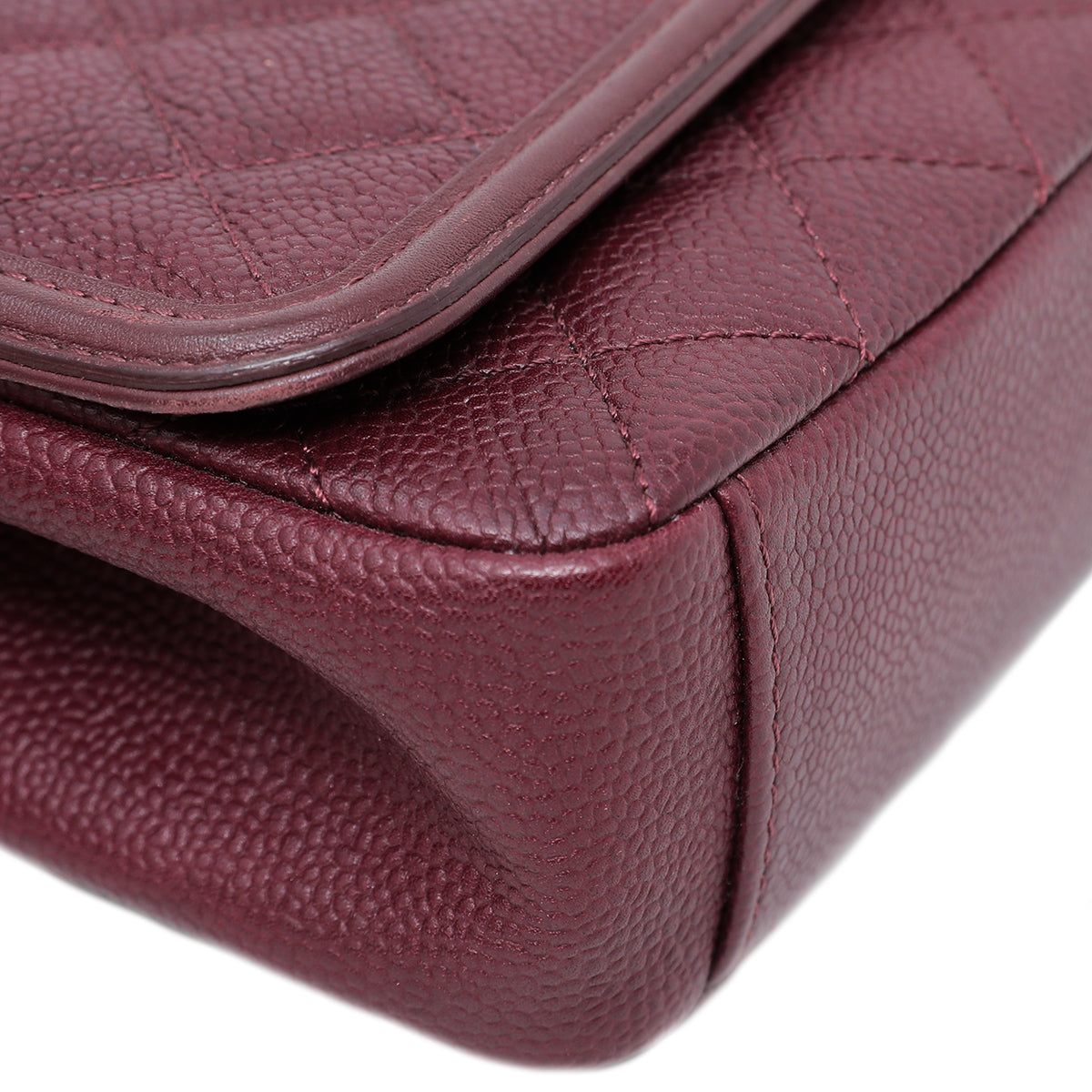 Chanel Burgundy CC Filigree Flap Small-Chanel-THE CLOSET