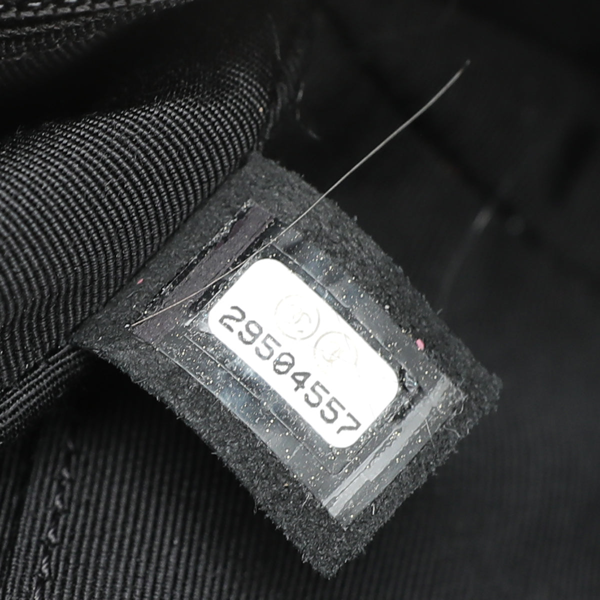 Chanel Black CC Glazed Flap Bag-Chanel-THE CLOSET