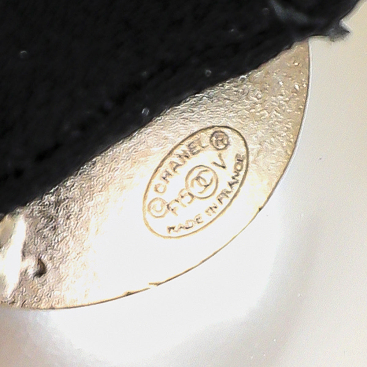 Chanel Black CC Hair Accessory-Chanel-THE CLOSET