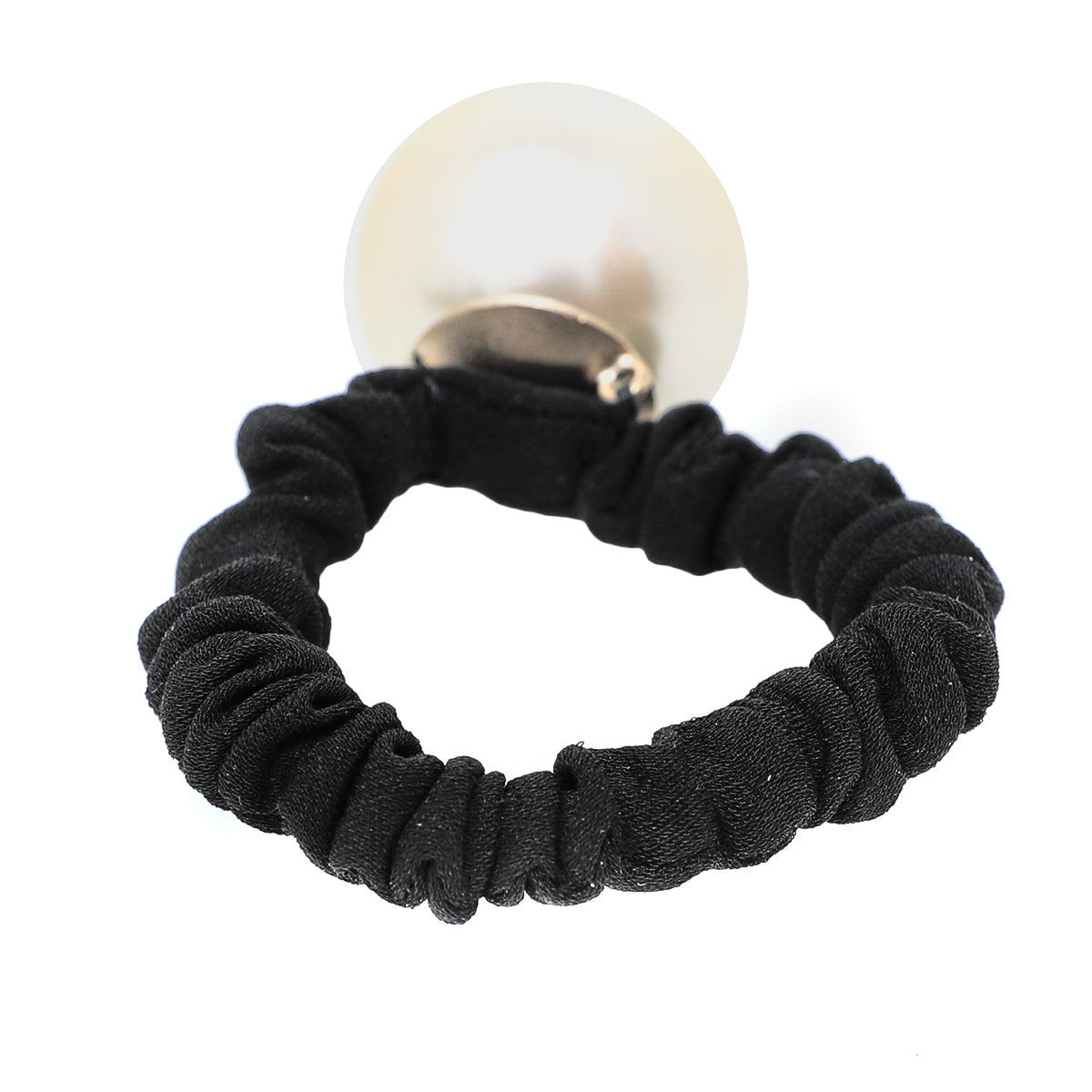 Chanel Black CC Hair Accessory-Chanel-THE CLOSET