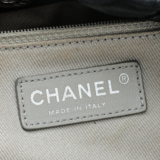 Chanel Black CC Iridescent Relax Tote Bag