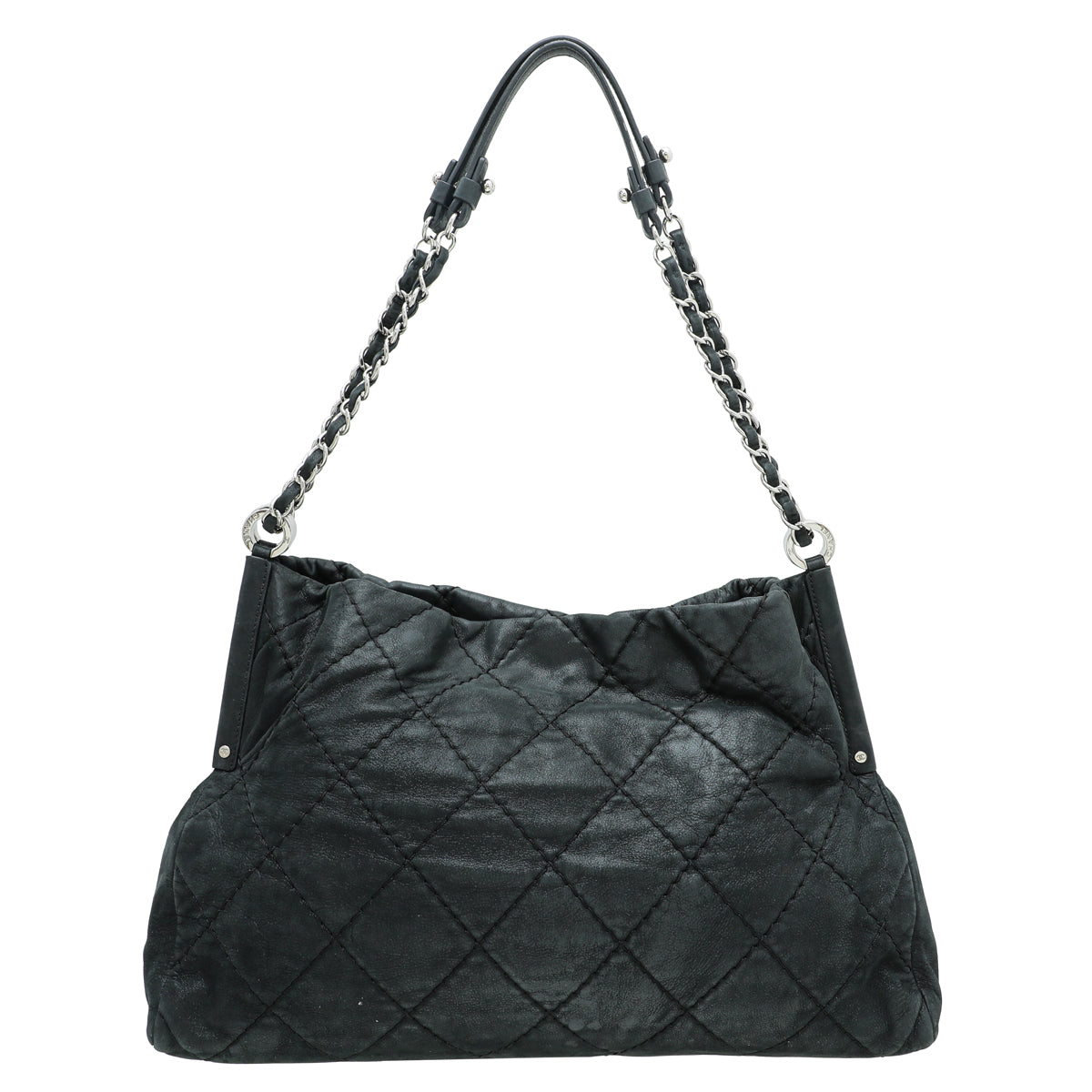 Chanel Black CC Iridescent Relax Tote Bag