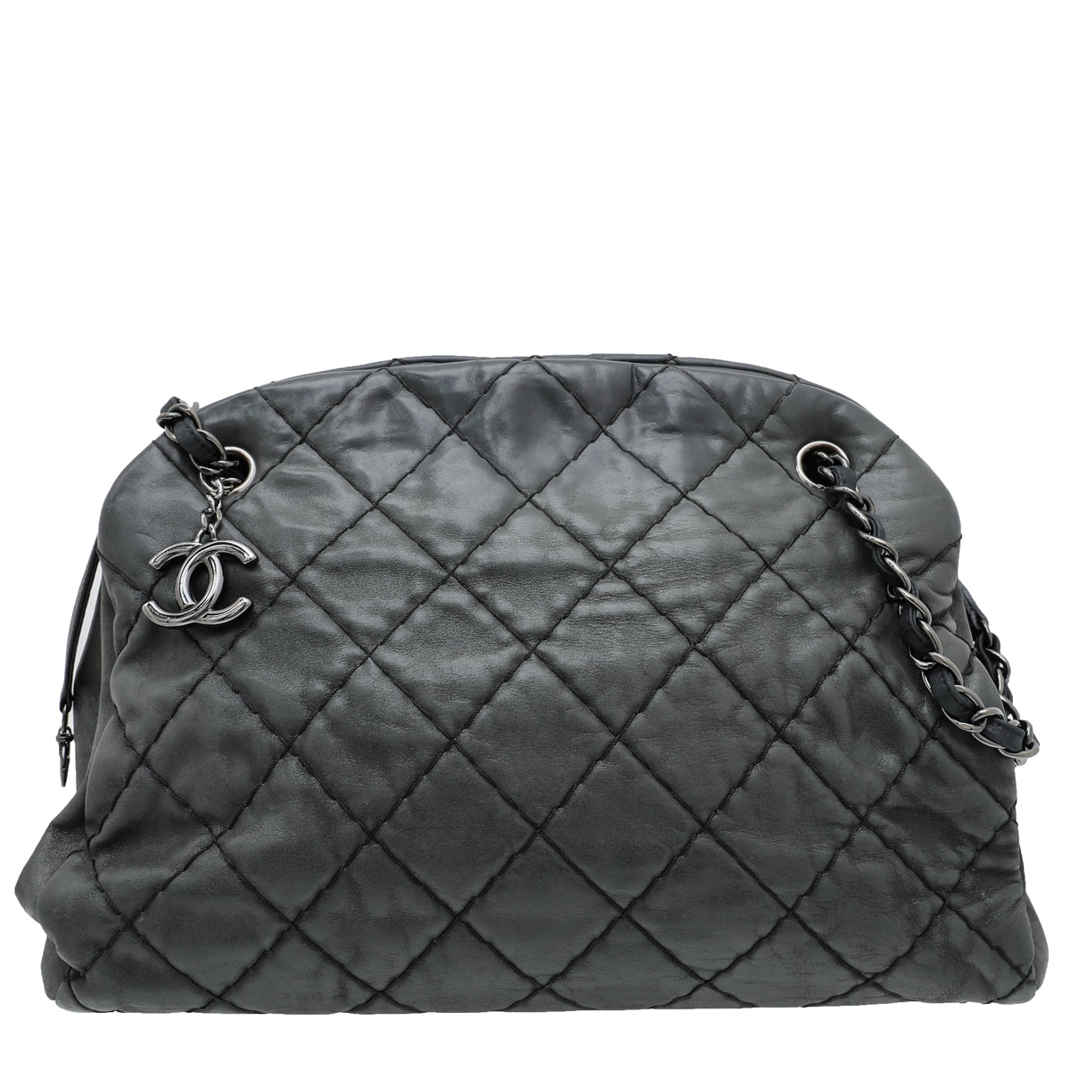 Chanel Black CC Just Mademoiselle Bowler Bag-Chanel-THE CLOSET