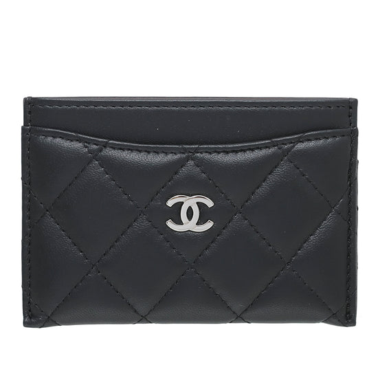 Chanel Black CC Classic Card Holder