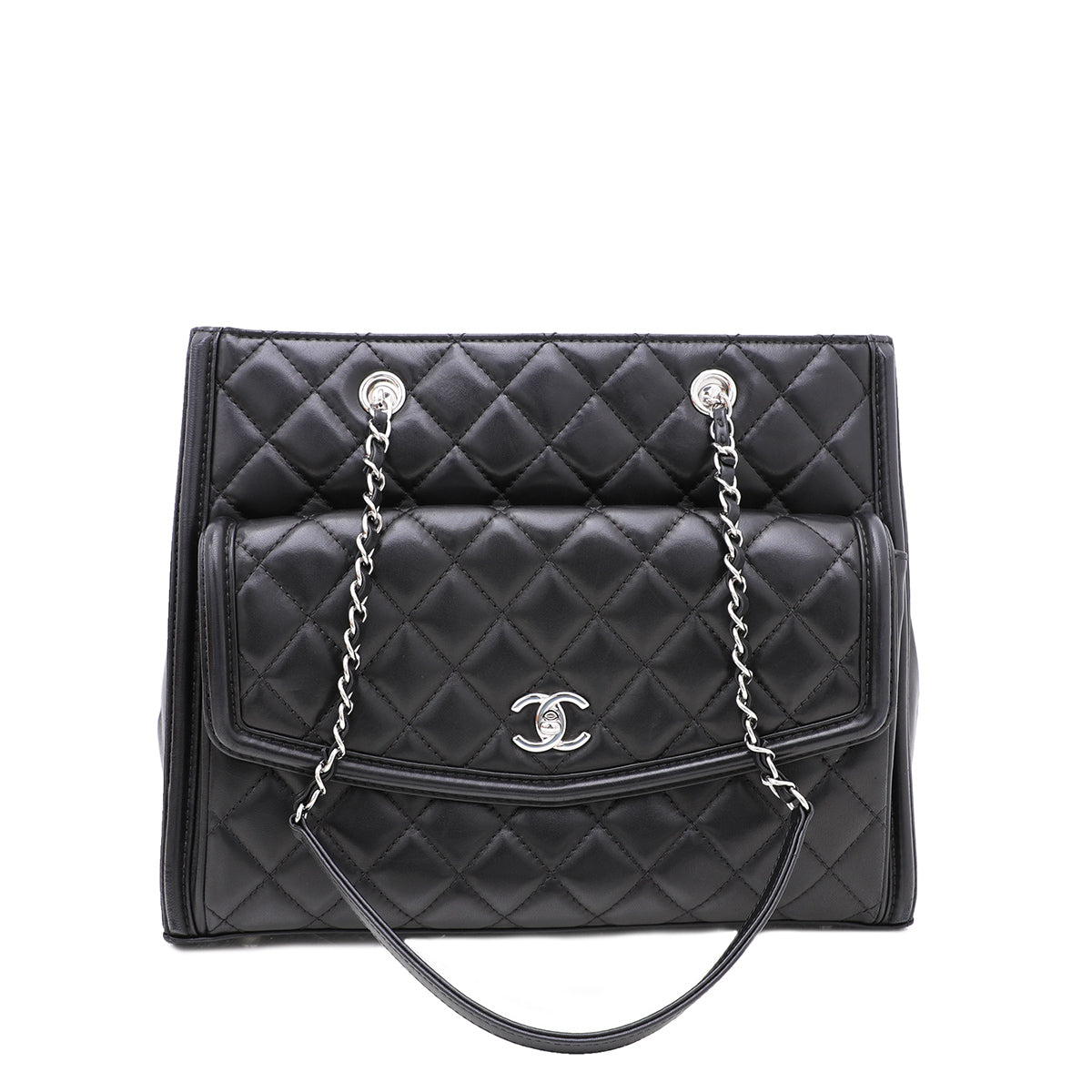 Chanel Black CC Pocket Tote Bag-Chanel-THE CLOSET