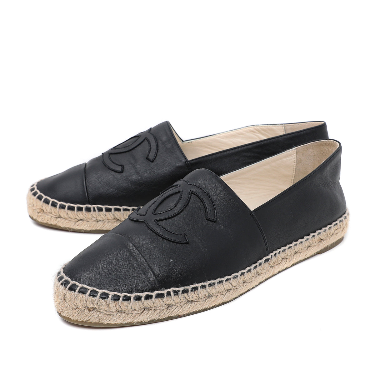 Chanel Midnight Blue CC Espadrille 40-Chanel-THE CLOSET