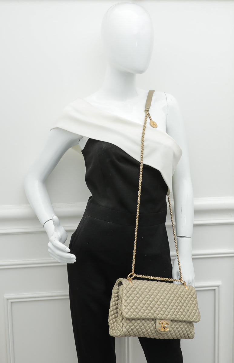 Chanel Metallic Gold CC Medallion Charm Micro Flap Bag-Chanel-THE CLOSET