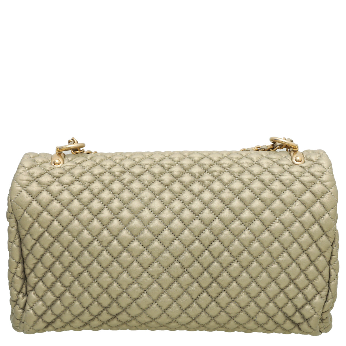 Chanel Metallic Gold CC Medallion Charm Micro Flap Bag-Chanel-THE CLOSET