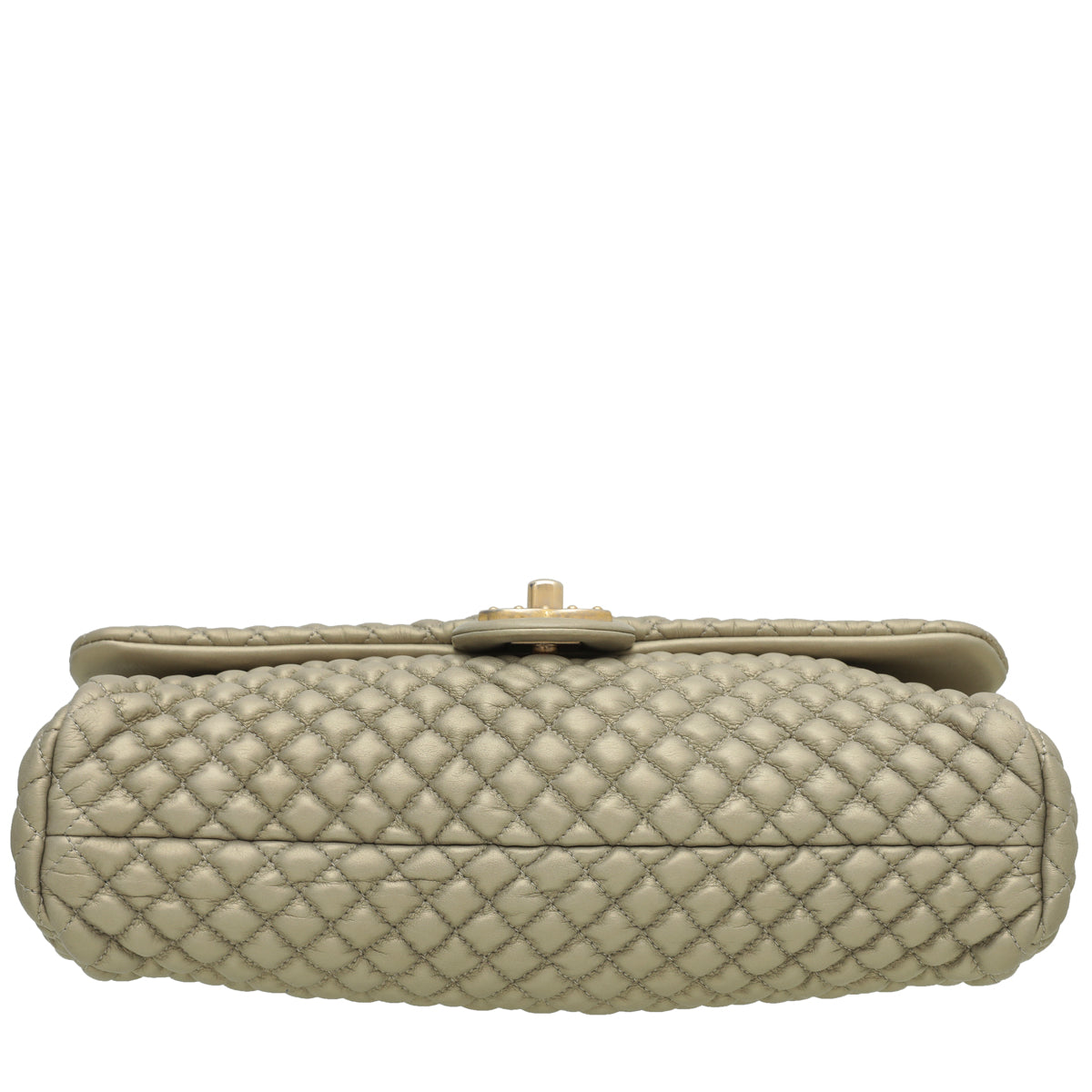 Chanel Metallic Gold CC Medallion Charm Micro Flap Bag-Chanel-THE CLOSET