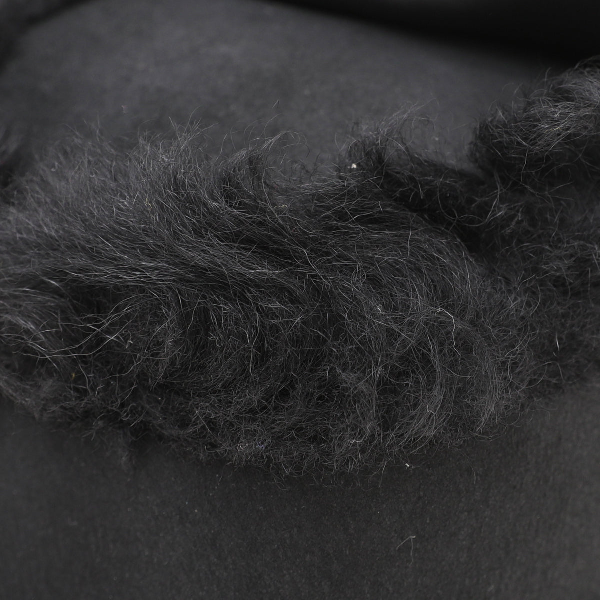 Chanel Black CC Mouton Fur Flap Bag-Chanel-THE CLOSET