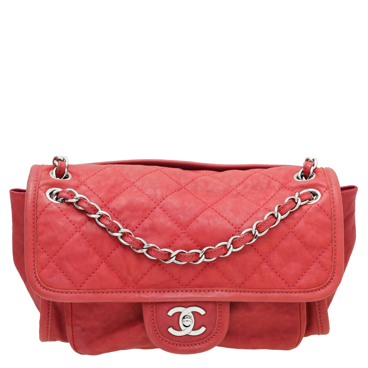 Chanel Red CC Natural Beauty Flap Bag-Chanel-THE CLOSET