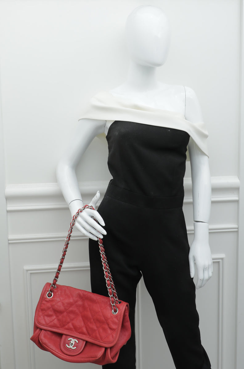 Chanel Red CC Natural Beauty Flap Bag-Chanel-THE CLOSET