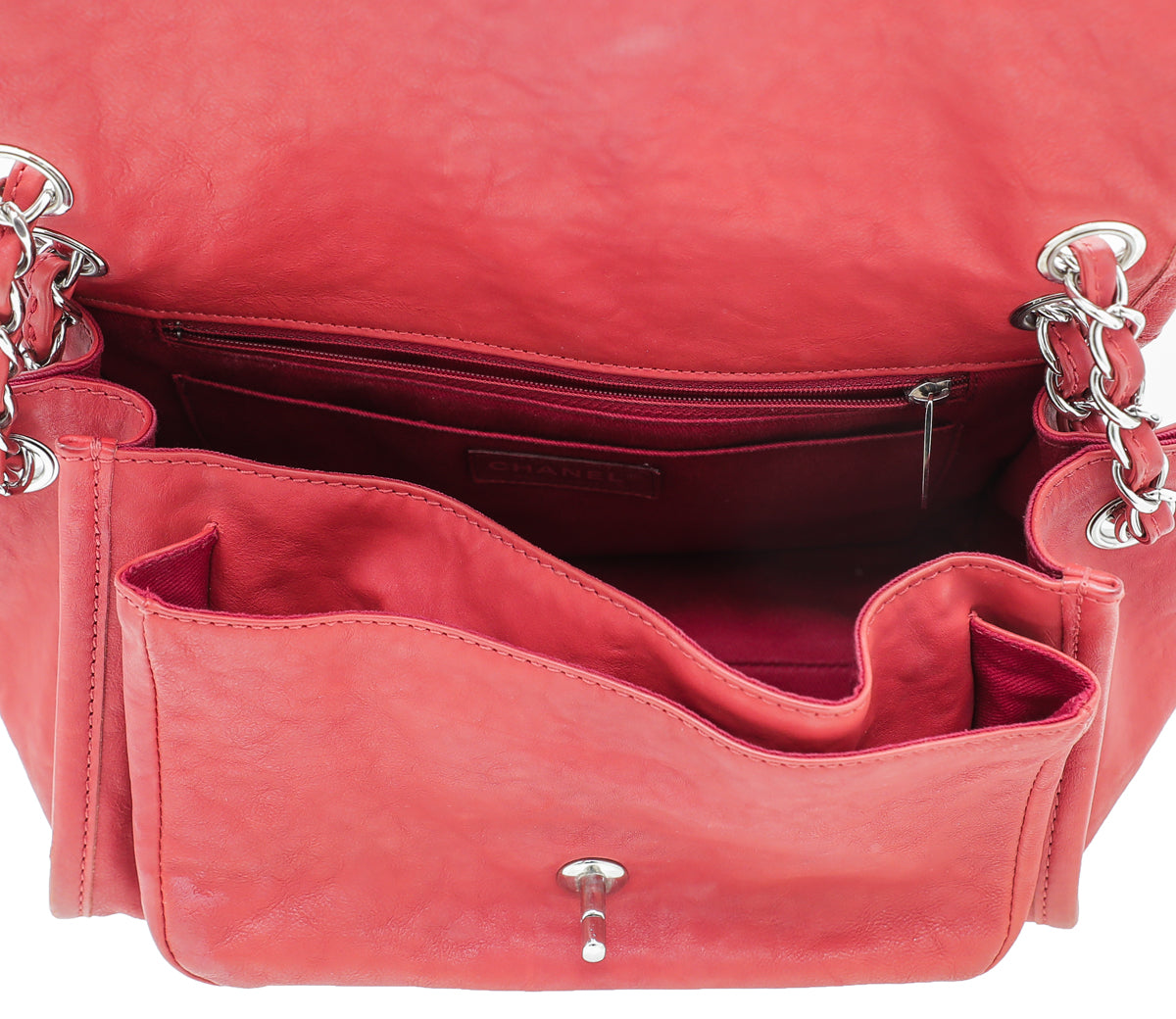 Chanel Red CC Natural Beauty Flap Bag-Chanel-THE CLOSET