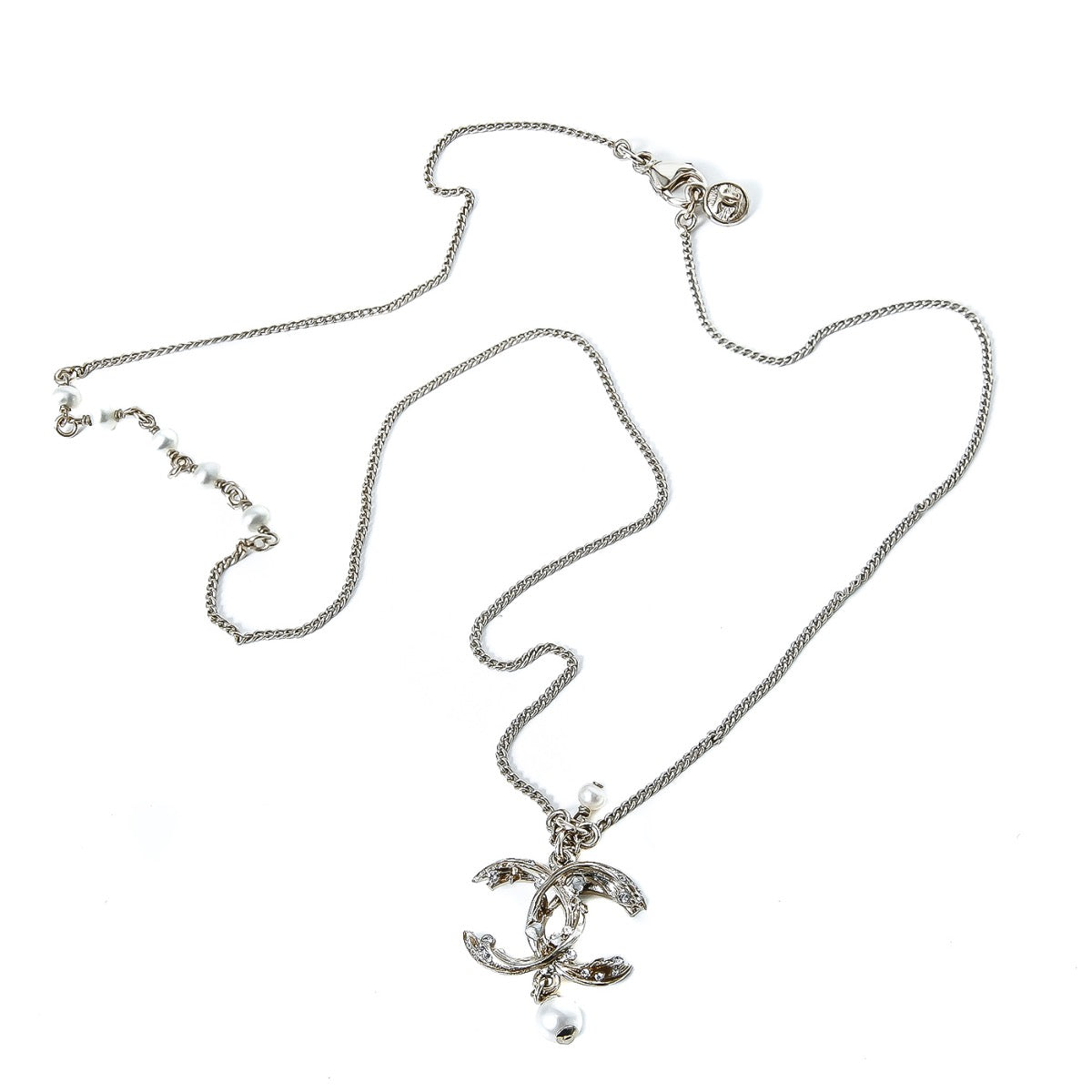 Chanel CC Mini Pearl Long Necklace