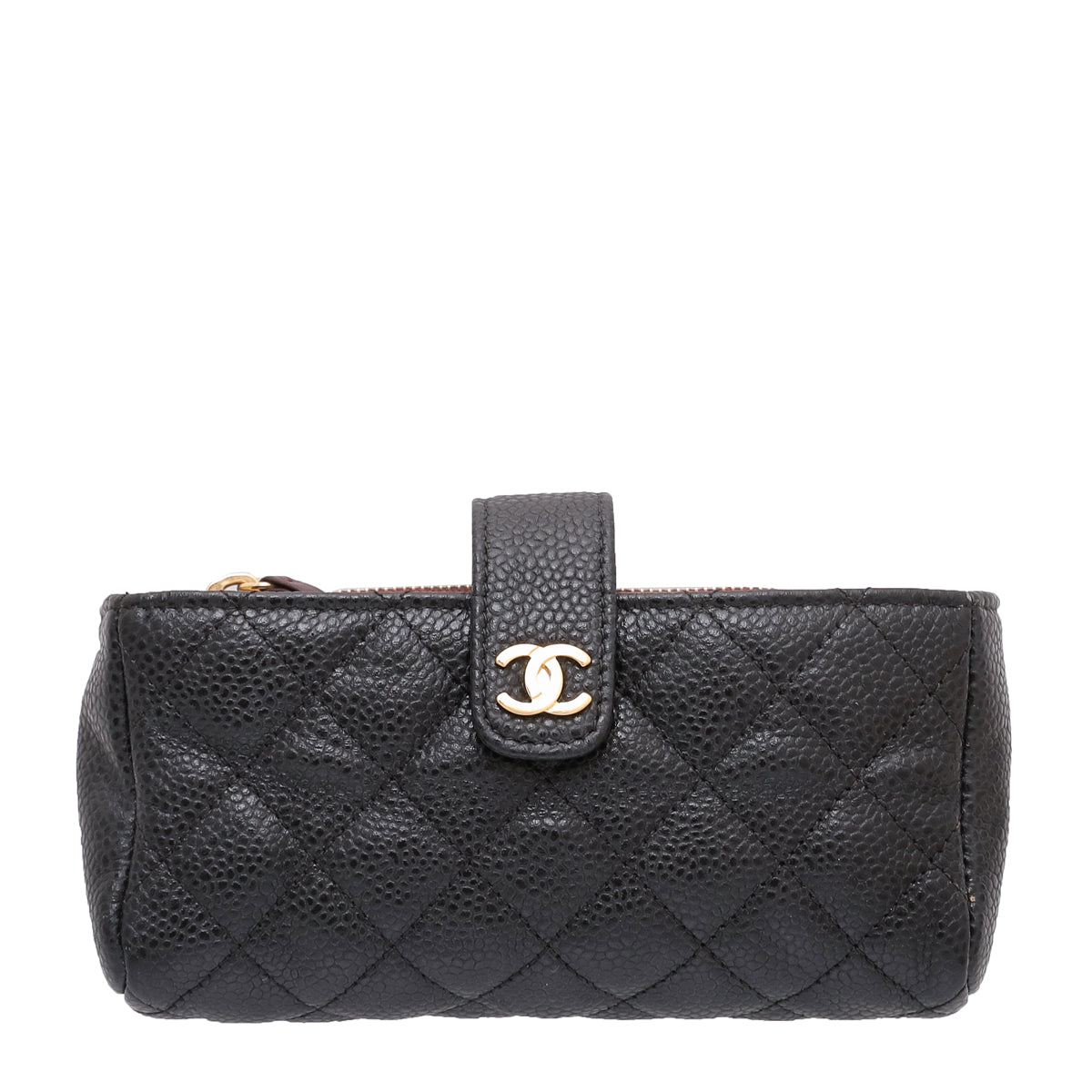 Chanel Black CC O Mini Mobile Pouch-Chanel-THE CLOSET