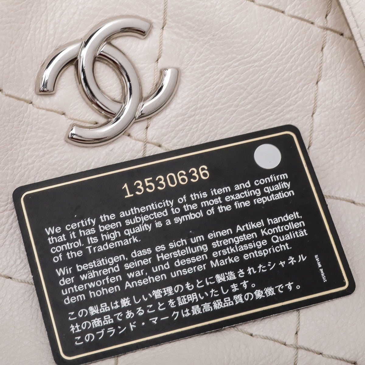 Chanel Off White CC On The Road Tote Bag-Chanel-THE CLOSET