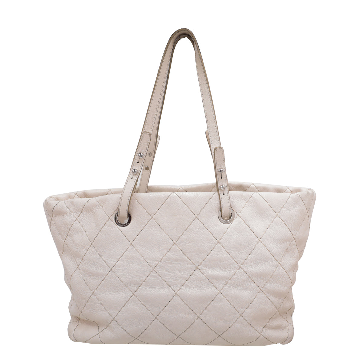 Chanel Off White CC On The Road Tote Bag-Chanel-THE CLOSET