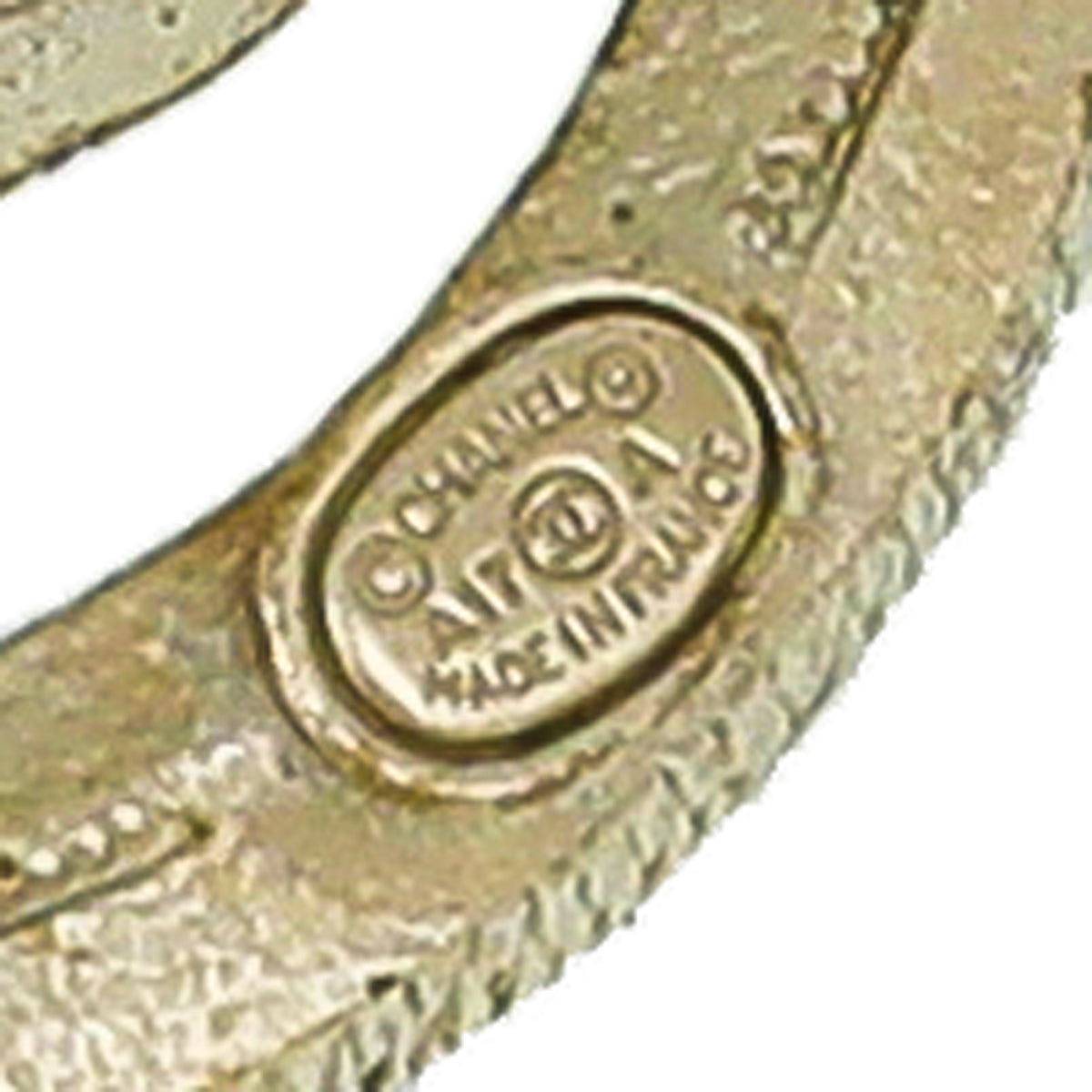 Chanel White CC Pearl Round Earrings-Chanel-THE CLOSET