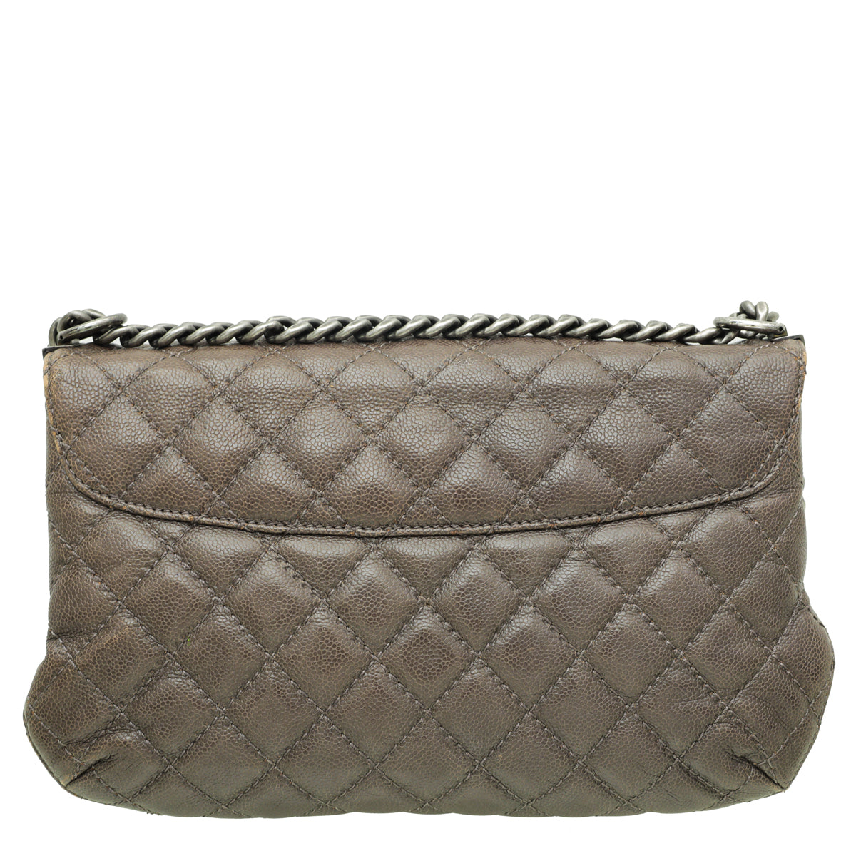 Chanel Brown CC Plate Hobo Flap Bag-Chanel-THE CLOSET