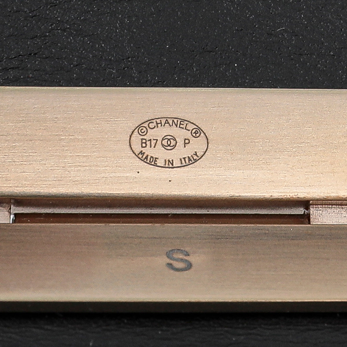 Chanel Black CC Quilted Wide Cuff Bracelet Small-Chanel-THE CLOSET