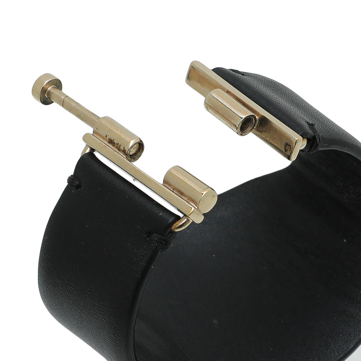 Chanel Black CC Round Logo Bracelet Small-Chanel-THE CLOSET