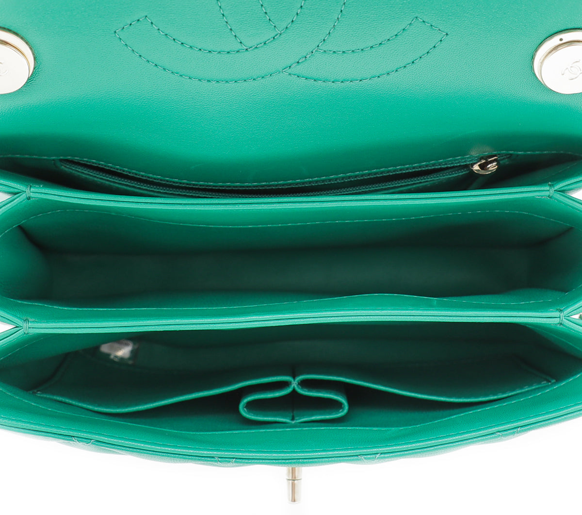 Chanel Green CC Trendy Small Bag