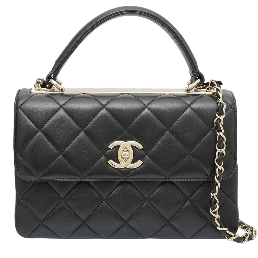 Chanel Black CC Trendy Top Handle Small Bag-Chanel-THE CLOSET