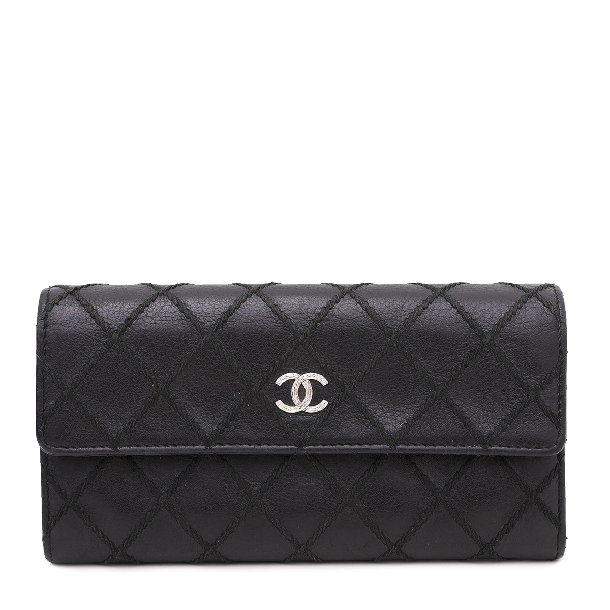 Chanel Black CC Ultimate Stitch Flap Wallet