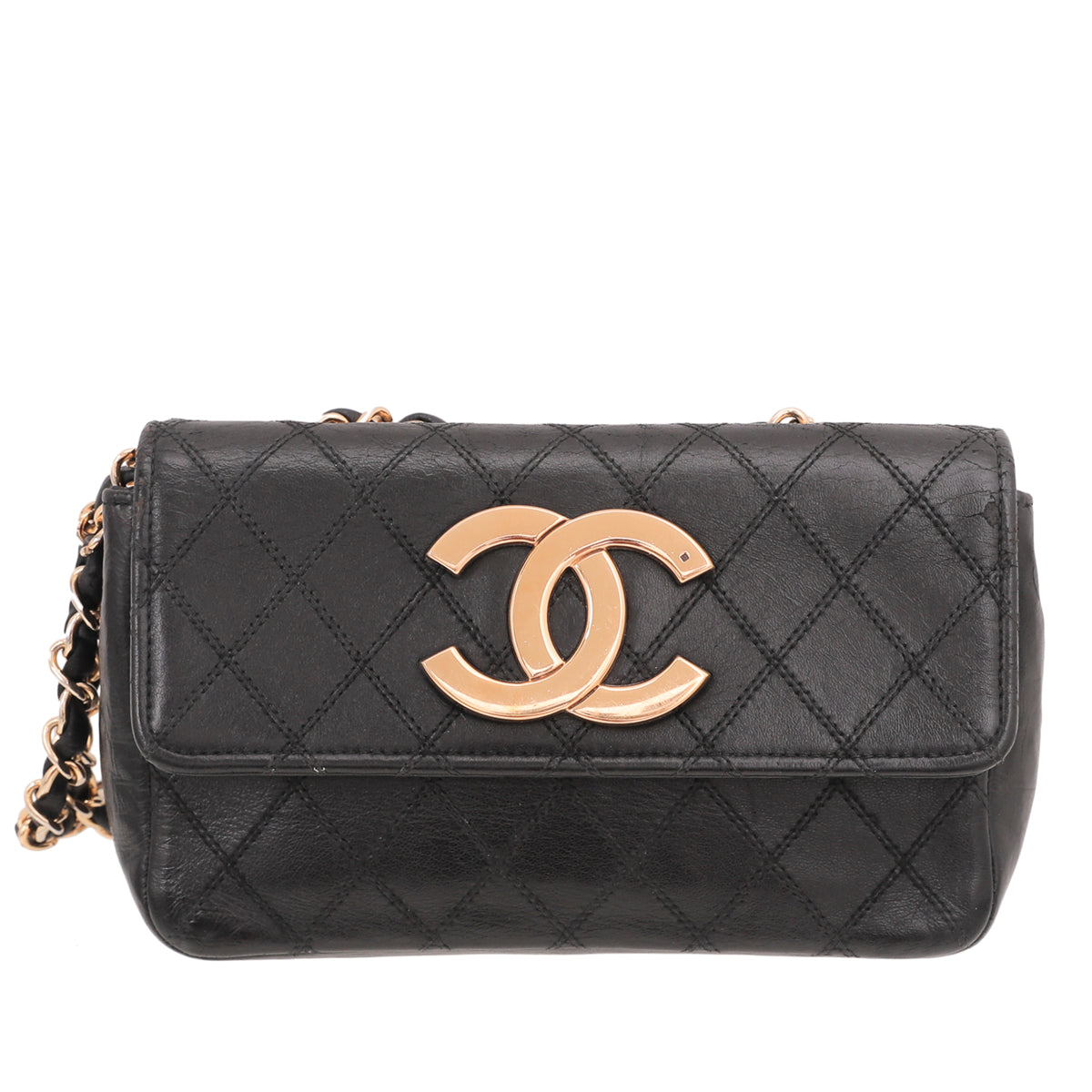 Chanel Black CC Vintage Flap Bag