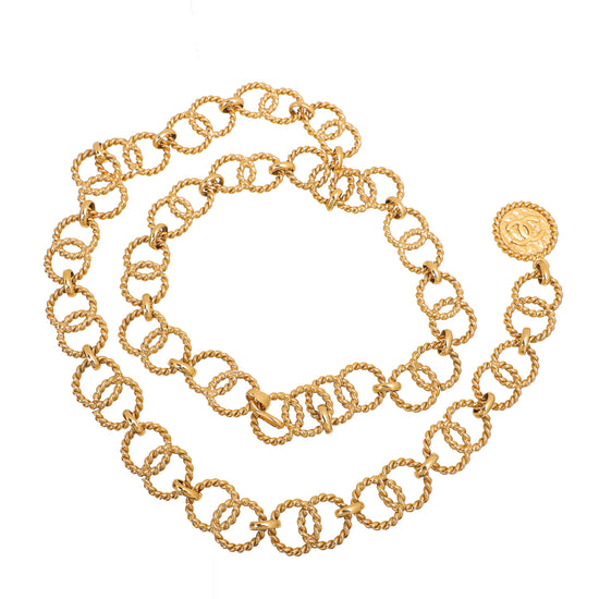 Chanel Chain CC Medallion Chain Links Belt