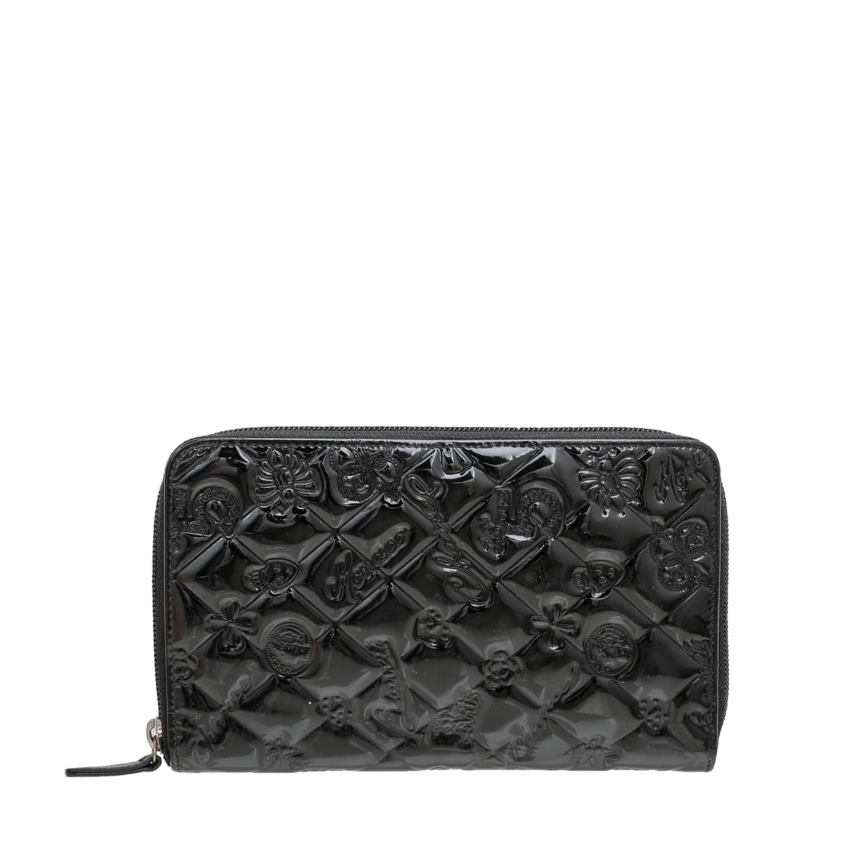 Chanel Black Charm Embossed Organizer Wallet-Chanel-THE CLOSET