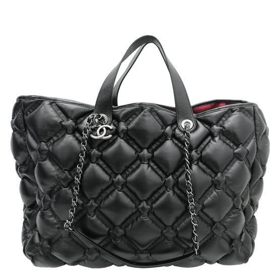 Chanel Black Chesterified Shopping Bag