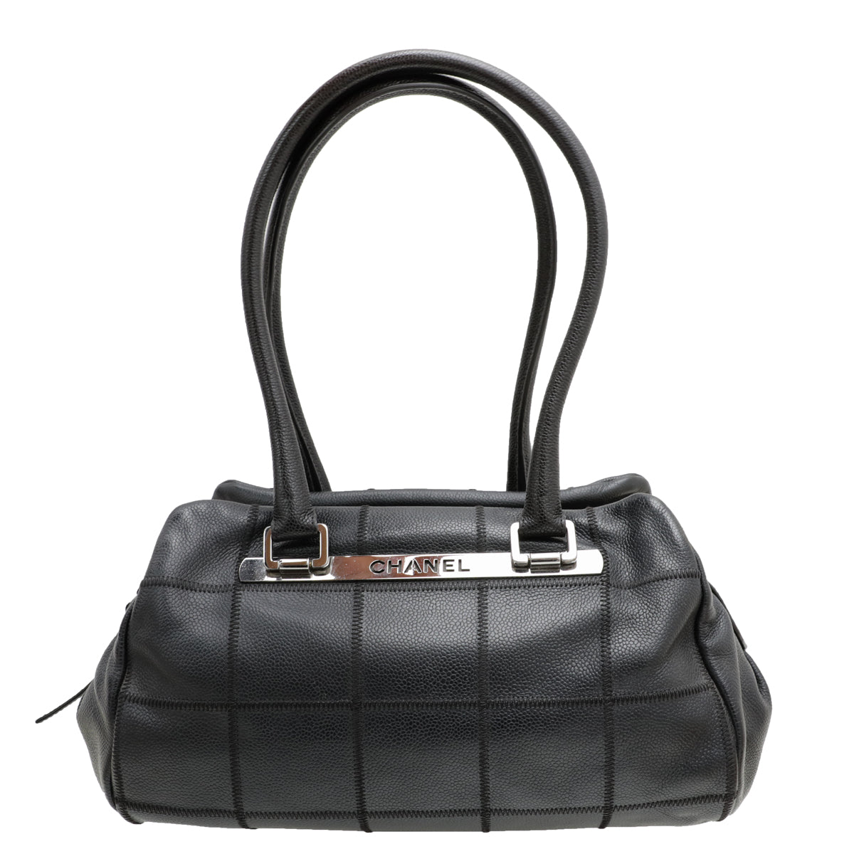 Chanel Black Choco Bar Tote Bag-Chanel-THE CLOSET