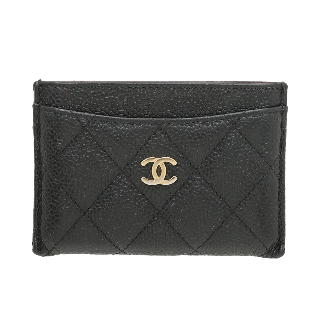 Chanel Black Classic Card Holder-Chanel-THE CLOSET