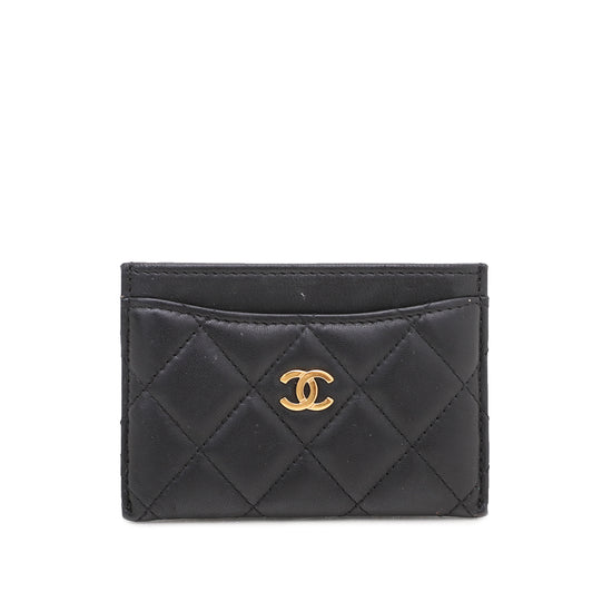 Chanel Black Classic Card Holder