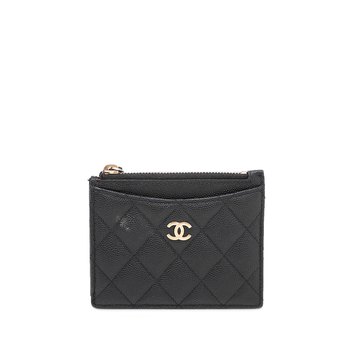 Chanel Black Classic Card Holder w/ Coin Purse – THE CLOSET