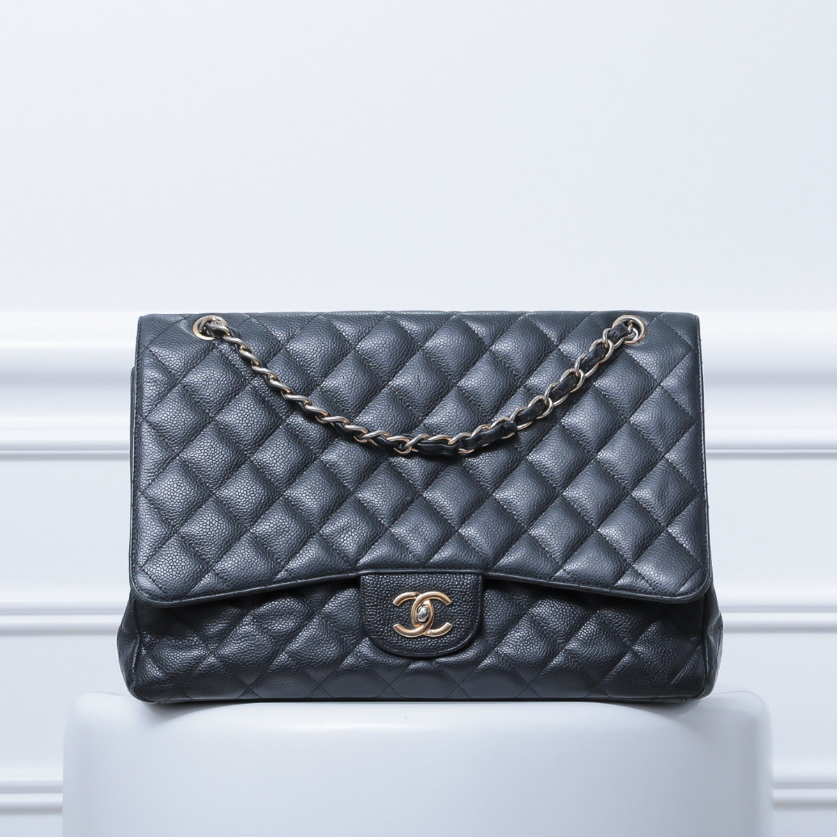 Chanel Black Classic Single Flap Bag-Chanel-THE CLOSET