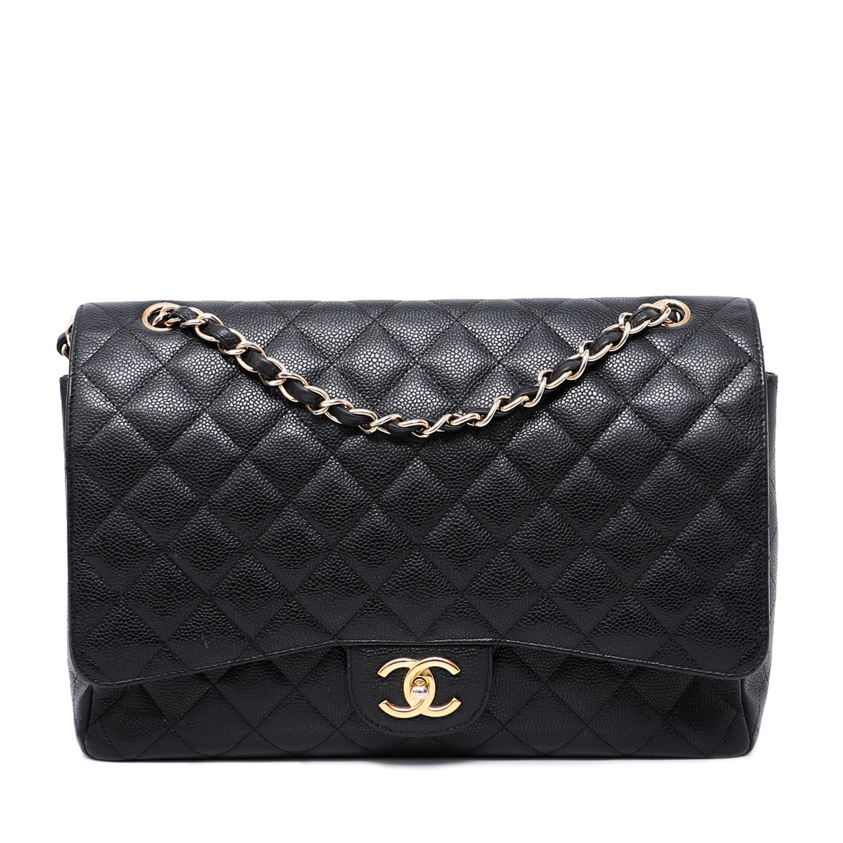 Chanel Black Classic Double Flap Bag-Chanel-THE CLOSET