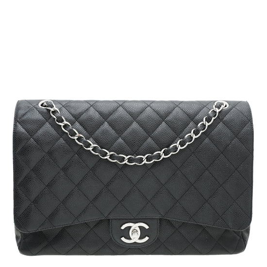 Chanel Black Classic Double Flap Bag – The Closet