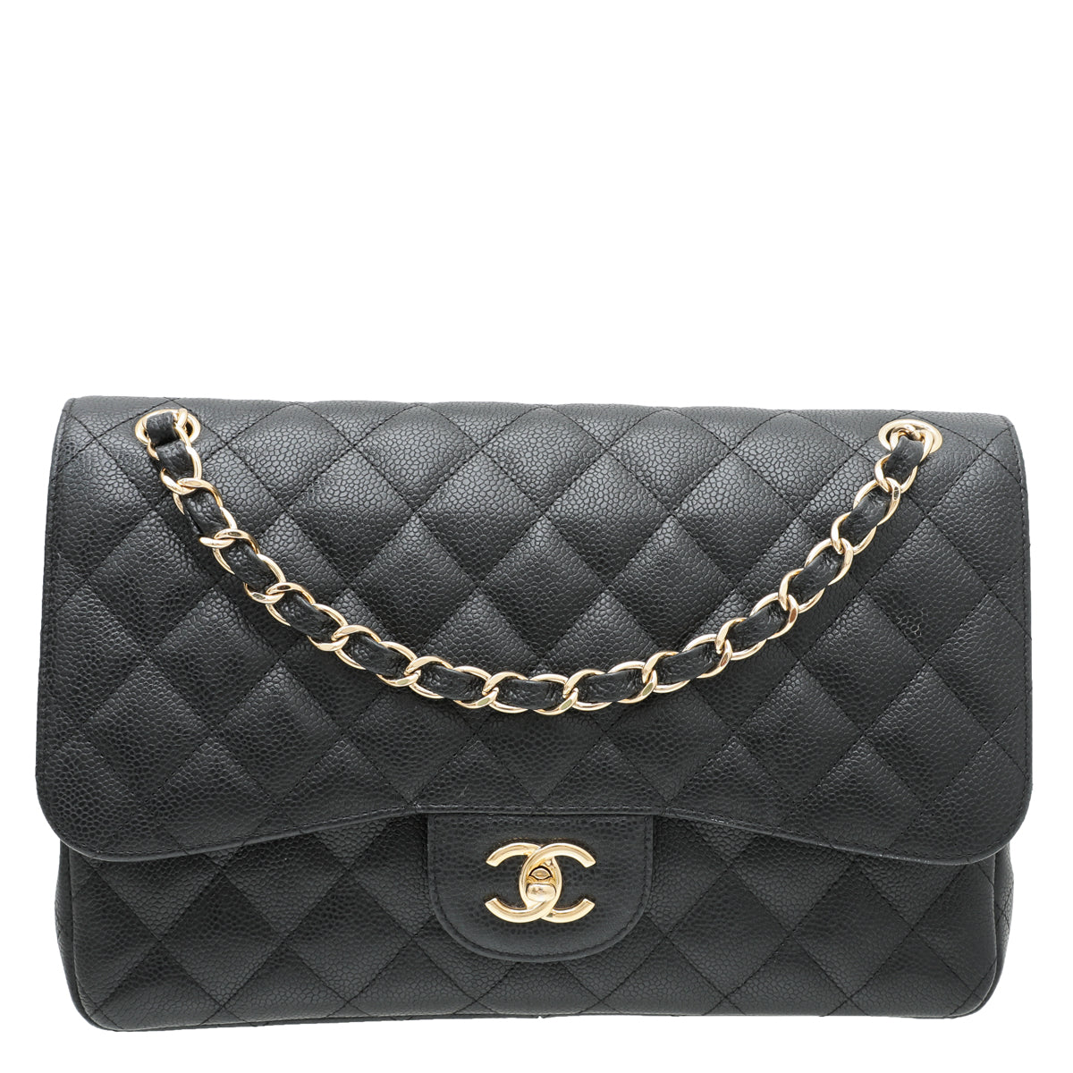 Chanel Black Classic Double Flap Bag