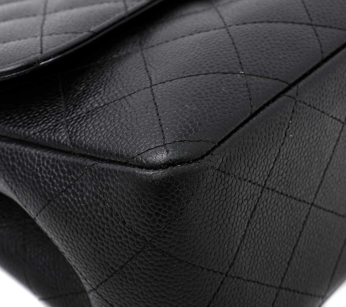 Chanel Black Classic Double Flap Jumbo Bag-Chanel-THE CLOSET