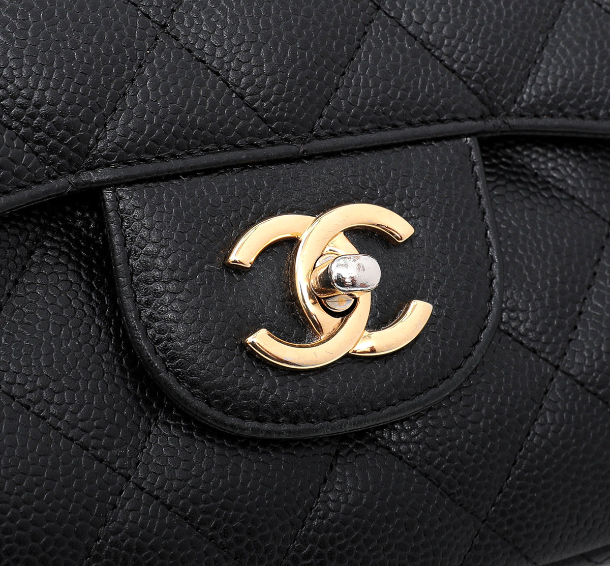 Chanel Black Classic Double Flap Jumbo Bag-Chanel-THE CLOSET